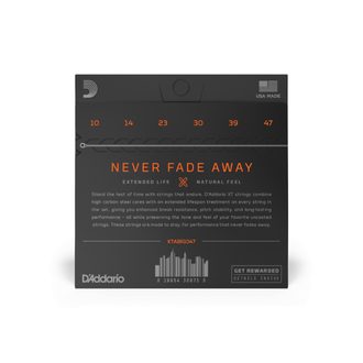 D´Addario XTABR1047 - 80/20 Bronze Coated Acoustic Guitar Strings - .010 - .047 - " potažené " struny na akustickou kytaru - 1ks