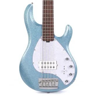 Sterling By MusicMan RAY35-BSK-M2- Blue Sparkle  - elektrická baskytara - 1ks
