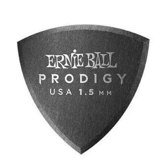 9331 Ernie Ball 1.5mm Black Shield Prodigy Picks 6-pack - trsátka - 6ks