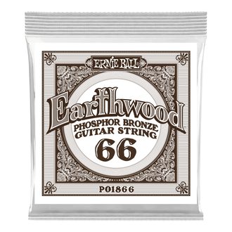 1866 Ernie Ball .066 SLINKY ACOUSTIC PHOSPHOR BRONZE - jednotlivá struna - 1ks