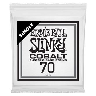 10670 Ernie Ball Cobalt Wound Electric Bass String Single -.070 - jednotlivá struna na basovou kytaru - 1ks