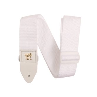 5350 Ernie Ball Polypro Guitar Strap - White & White - kytarový pás - 1ks