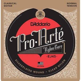 D'Addario EJ45 Pro-Arté Normal Tension - struny na klasickou kytaru - 1ks