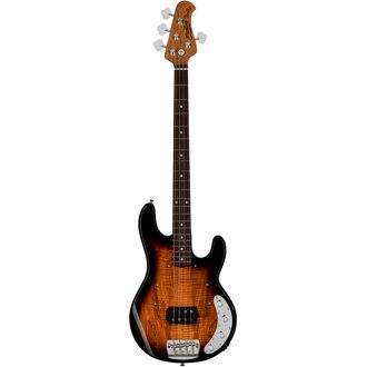 Sterling by MusicMan Bass - StingRay - RAY34 - Spalted Maple - 3-Tone Sunburst - basová kytara - 1ks