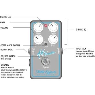 XOTIC Effects AH Booster - Allen Hinds Model  - kytarový efekt - 1ks