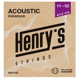 HENRY´S STRINGS HAP1152 Acoustic Phosphor - 011“ - 052“ - struny na akustickou kytaru