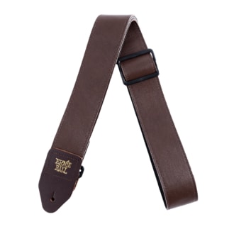 4135 Ernie Ball 2" Tri Glide Italian Leather Strap Brown - kožený pás na kytaru