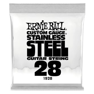 1928 Ernie Ball .028 Stainless Steel Wound - jednotlivá struna na elektrickou kytaru - 1ks