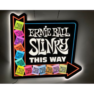 4629 Ernie Ball Slinky - THIS WAY - hliníková cedule - 1ks