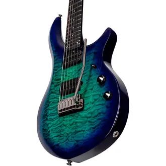 Sterling by MusicMan JP Majesty MAJ200XQM-CDP, DiMarzio Pickups, Cerulean Paradise -
