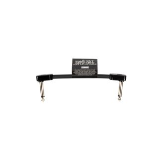 6438 Ernie Ball Flex Patch Cable 3" Black Single - propojovací kabel - 7.62cm - 1ks