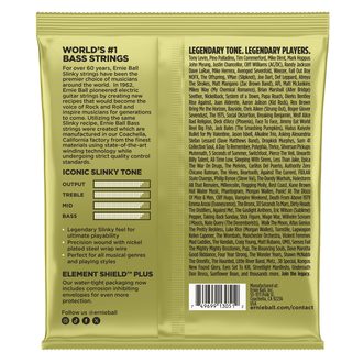 2823 Ernie Ball Mammoth Slinky Nickel Wound 5-String Electric Bass Strings 55-145 Gauge - struny pro baskytaru - 1ks