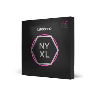 D'Addario NYXL45130 Regular Light 5-String Long Scale - .045 / .130 - struny na pětistrunnou baskytaru - 1ks