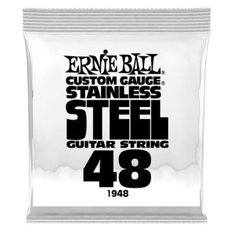 1948 Ernie Ball .048 Stainless Steel Wound - jednotlivá struna na elektrickou kytaru - 1ks