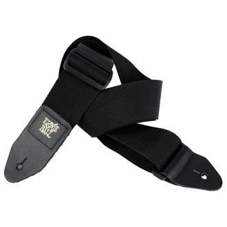 4037 Ernie Ball Polypro Guitar Strap - Black - kytarový pás - 1ks