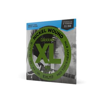 D'Addario EXL170 Nickel Wound Electric - Medium Top/Extra Heavy Bottom - .011 - .056 - struny na elektrickou kytaru - 1ks