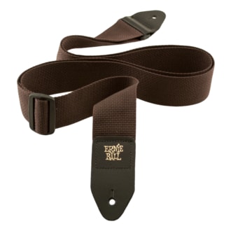 4052 Ernie Ball Polypro Guitar Strap - Brown - kytarový pás - 1ks