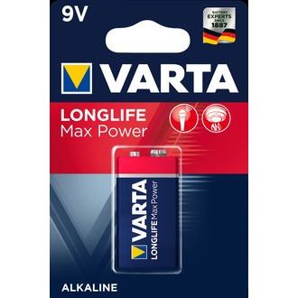Varta 6F22 Longlife Max Power - 9V baterie