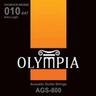 Olympia AGS800 Phosphor Bronze Extra Light -  10-47 - struny na akustickou kytaru - 1ks