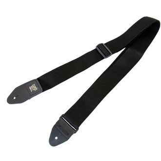 4037 Ernie Ball Polypro Guitar Strap - Black - kytarový pás - 1ks