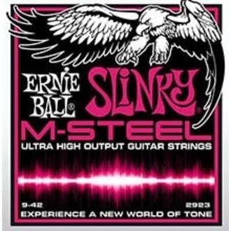 2923 Ernie Ball M-Steel Skinny Super Slinky - .009 - .042 struny na elektrickou kytaru