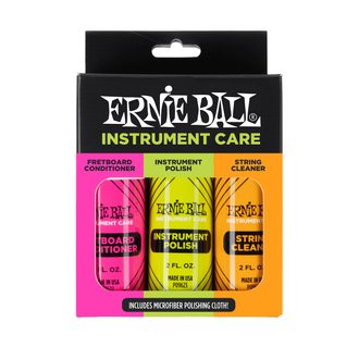 4225 Ernie Ball Instrument Care 3-pack w/Microfiber Polish Cloth - set čístících prostředků - 3ks