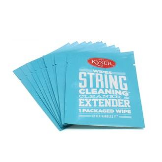 Kyser STRING CLEANING WIPES 10ks - čistící ubrousky na struny