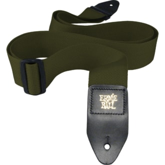 4048 Ernie Ball Polypro Guitar Strap - Olive - kytarový pás - 1ks