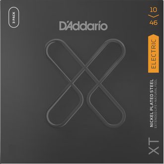 D'ADDARIO XTE1046 -3 PACK Regular Light - Nickel Coated - " potažené " struny na elektrickou kytaru - 3ks