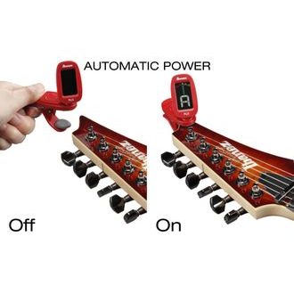 Ibanez PU3-RD - Chromatic / Automatic Clip Tuner - Red - klipová chromatická ladička - 1ks
