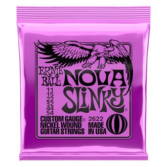 2622 Ernie Ball Nova w/ Wound G Slinky Nickel Wound Electric Guitar Strings 11-54 Gauge - struny pro elektrickou kytaru s vinutou strunou G -1ks