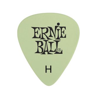 9226 Ernie Ball Super Glow Heavy 0.97mm Cellulose Pick - svítící, silné, celuloidové trsátko - 1ks