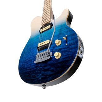 Sterling by MusicMan AX3QM-SPB Spectrum Blue - elektrická kytara - 1ks