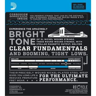 D'ADDARIO EXL170 Regular Light .045-.100 - struny na basovou kytaru - 1ks