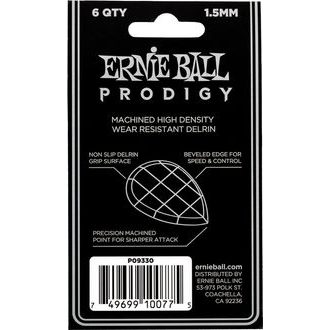 9330 Ernie Ball 1.5mm Black Teardrop Prodigy Picks - trsátko - 1ks