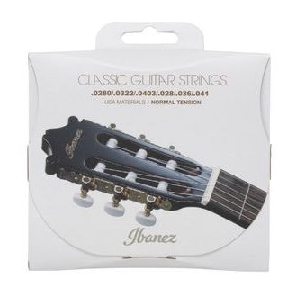 Ibanez - ICLS6NT - Clear Nylon & Silver Plated Wound - .028 - .041 - Normal Tension - struny na klasickou kytaru - 1ks