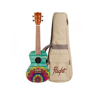 Flight AUC-33 Mansion - koncertní ukulele s měkkým obalem - 1ks