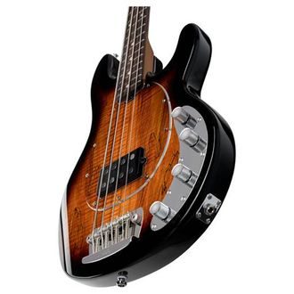 Sterling by MusicMan Bass - StingRay - RAY34 - Spalted Maple - 3-Tone Sunburst - basová kytara - 1ks