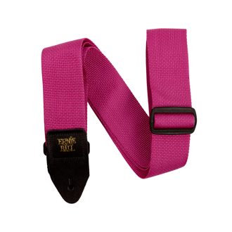 5355 Ernie Ball Polypro Guitar Strap - Raspberry & Black - kytarový pás - 1ks