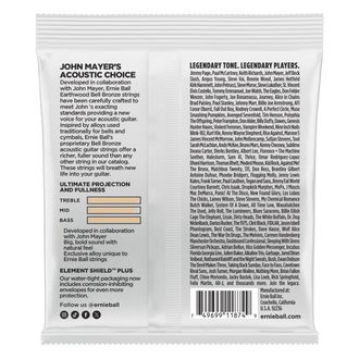 2350 Ernie Ball Extra Light Earthwood Bell Bronze - .010 - .050 - struny na akustickou kytaru - 1ks