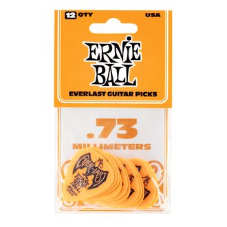 9190 Ernie Ball Everlast Picks Orange .73mm - kytarová trsátka 1ks