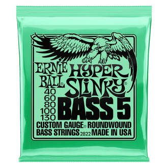 2822 Ernie Ball Hyper Slinky Nickel Wound 5-String Electric Bass Strings 40-130 Gauge - struny pro baskytaru - 1kls