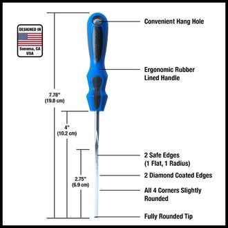MN830 Music Nomad Fret End Dressing File (E-File) - 1ks