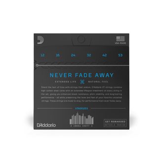 D´Addario XTABR1253 - 80/20 Bronze Coated Acoustic Guitar Strings - .012 - .053 - " potažené " struny na akustickou kytaru - 1ks