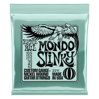 2211 Ernie Ball Mondo Slinky Nickel Wound struny na elektrickou kytaru 10.5 - 52 Gauge - struny na elektrickou kytaru