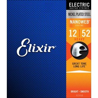 Elixir Nanoweb Electric Strings Heavy 12 / 52 - struny na elektrickou kytaru