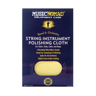 MusicNomad MN731 String Instrument Microfiber Polishing Cloth for Violin, Viola, Cello & Bass