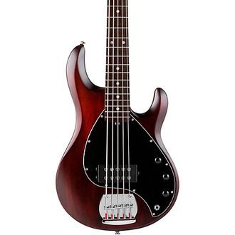 Sterling by MusicMan Bass SUB StingRay 5 - RAY5 - Walnut Satin - elektrická baskytara - 1ks