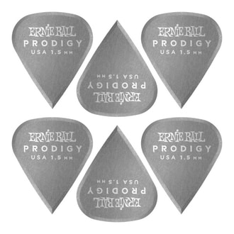 9335 Ernie Ball 1.5mm Black Sharp Prodigy Picks - trsátko - 1ks