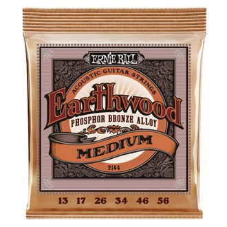 2144 Ernie Ball Earthwood Medium Phosphor Bronze - Power Slinky Acoustic .013 - .056